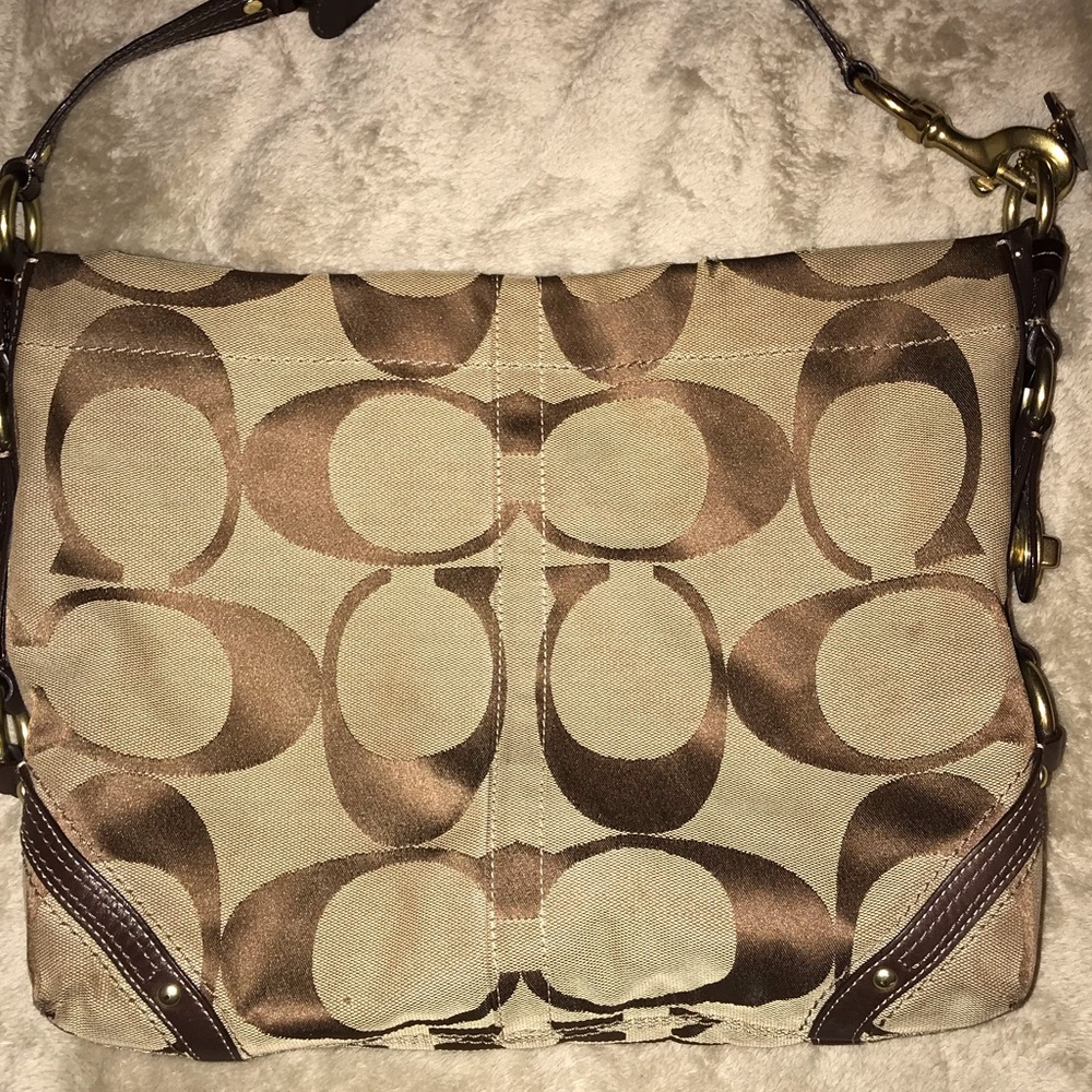 A Coach purse.